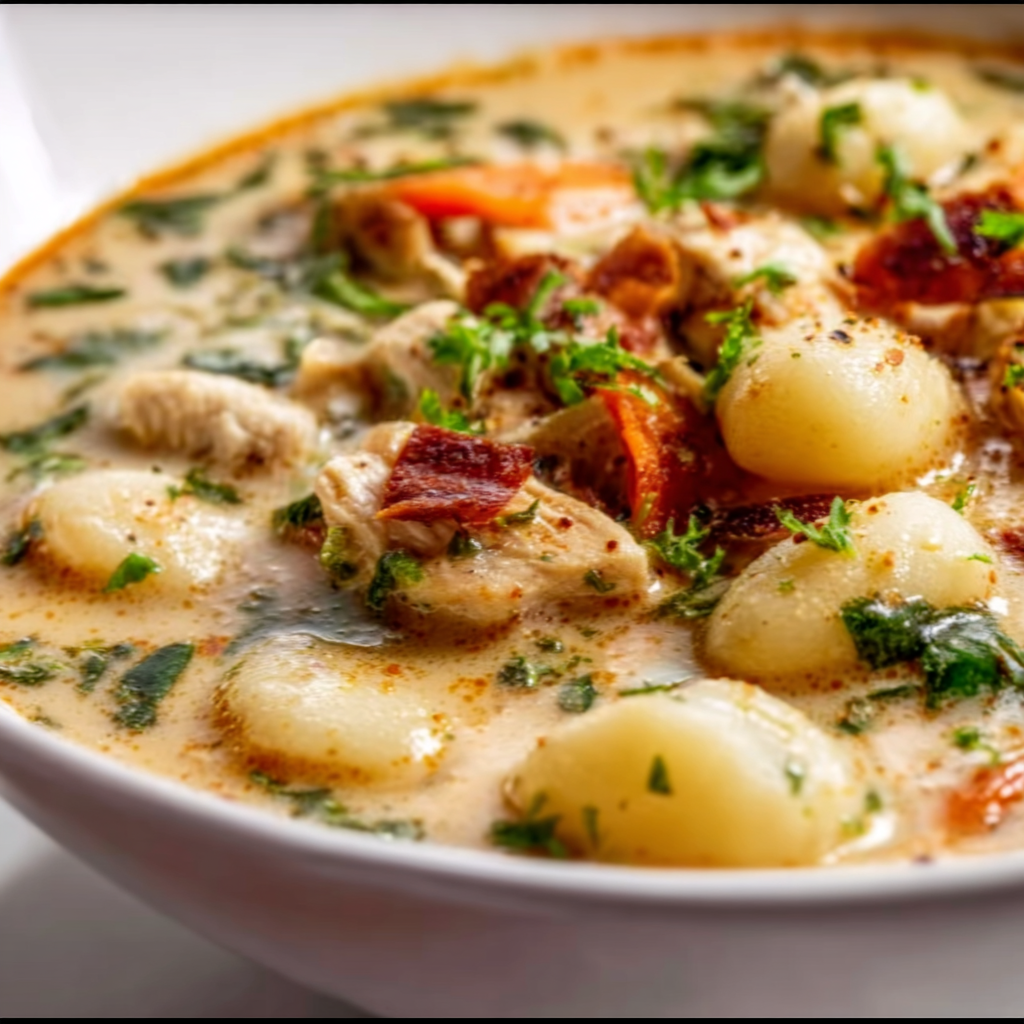 Italian Chicken Gnocchi Soup: Creamy, Cozy &amp; Irresistibly Delicious!