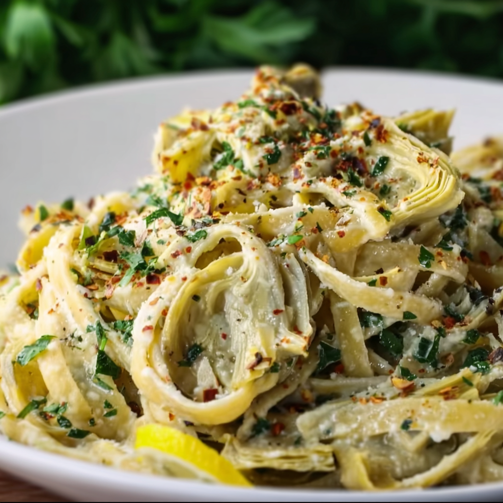 Vegan Lemon Artichoke Pasta: Zesty, Creamy & Irresistibly Fresh!