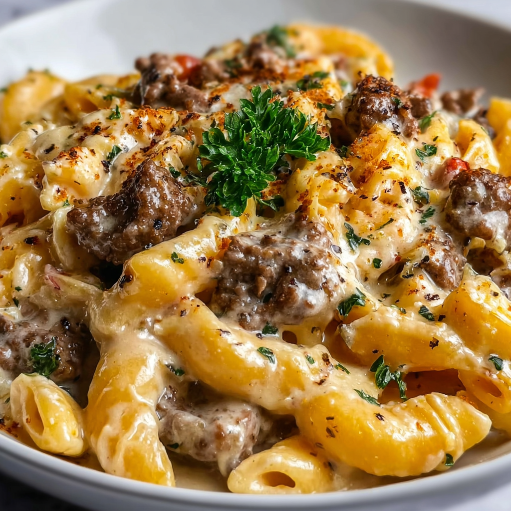 High Protein Creamy Beef Pasta: Irresistibly Delicious &amp; Easy!